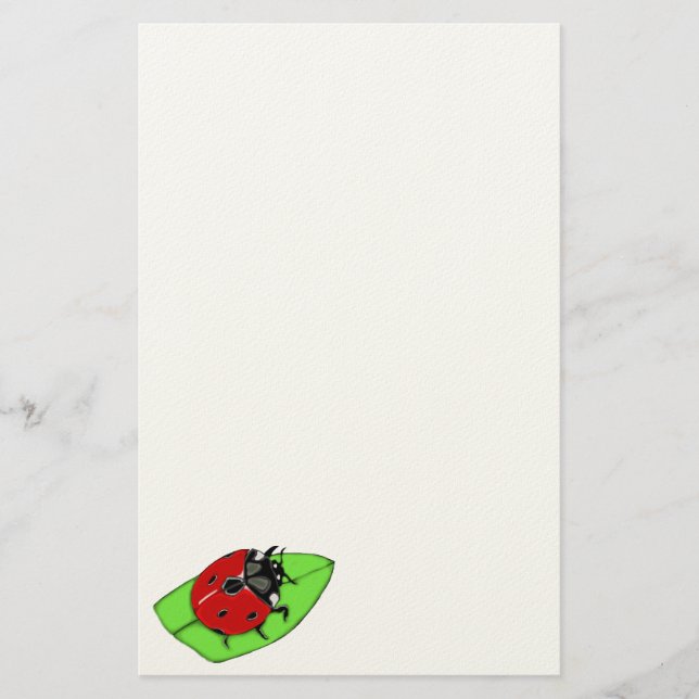 Lovely Ladybug Stationery (Front)