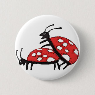 Lovely Ladybugs Button