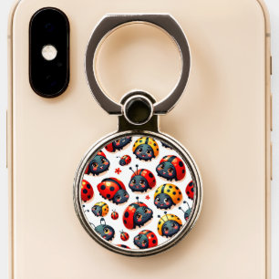 Lovely Ladybugs Phone Ring Stand