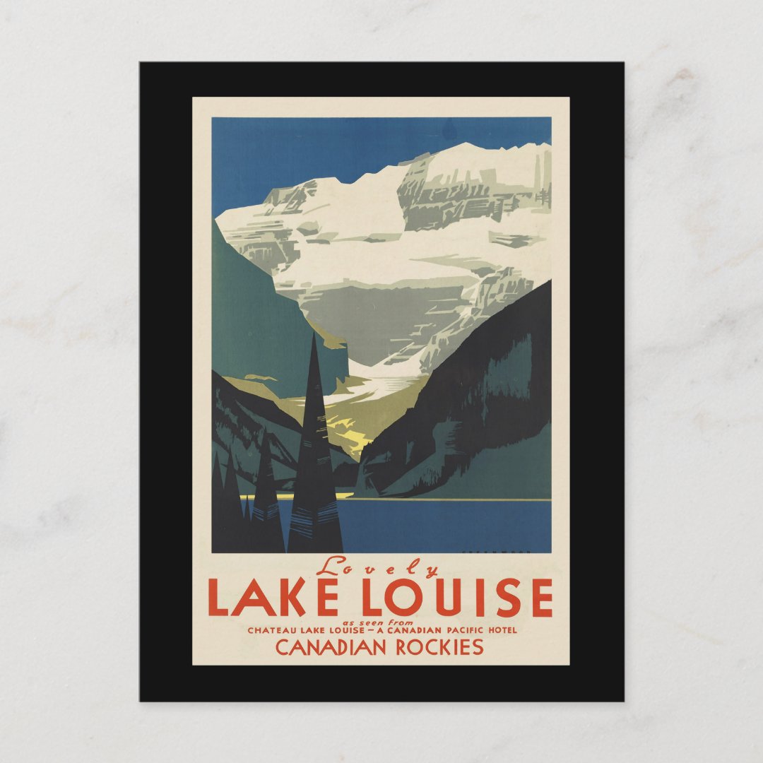 Lovely Lake Louise Postcard | Zazzle