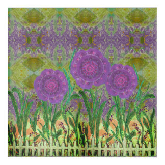 Lovely Lavender Flowers Acrylic Wall Art