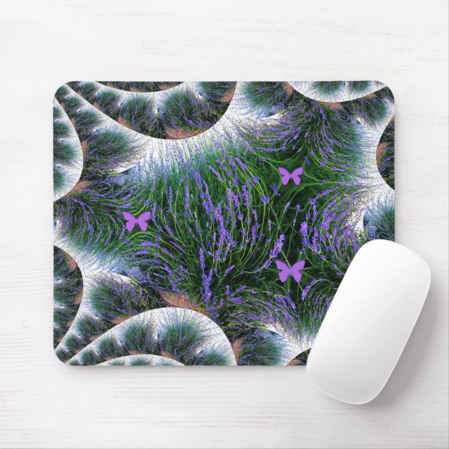 Lovely Lavender Garden....... Mouse Pad (With Mouse)