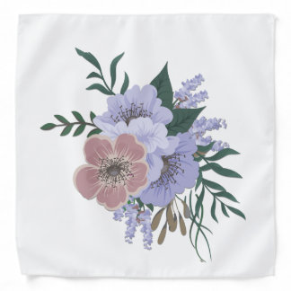 Lovely Lavender in Bouquet Bandana