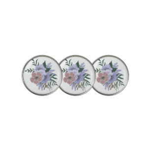 Lovely Lavender in Bouquet Golf Ball Marker