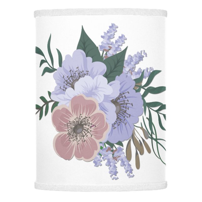 Lovely Lavender in Bouquet  Lamp Shade (Front)