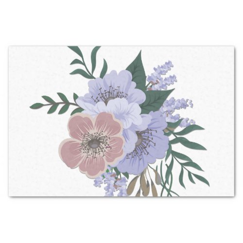 Lovely Lavender in Bouquet  Tissue Paper