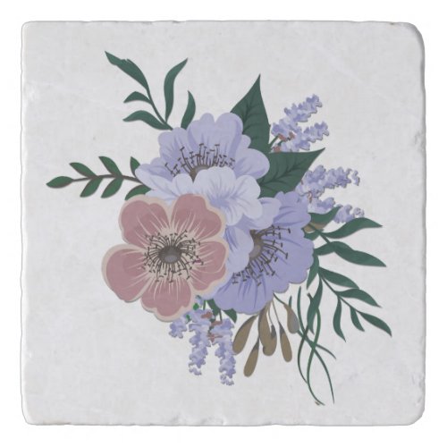 Lovely Lavender in Bouquet  Trivet