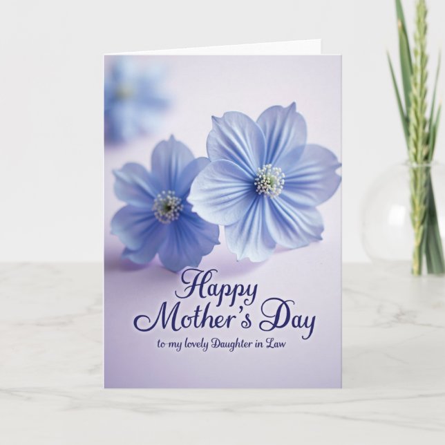 Lovely Lavender Mothers Card (Front)