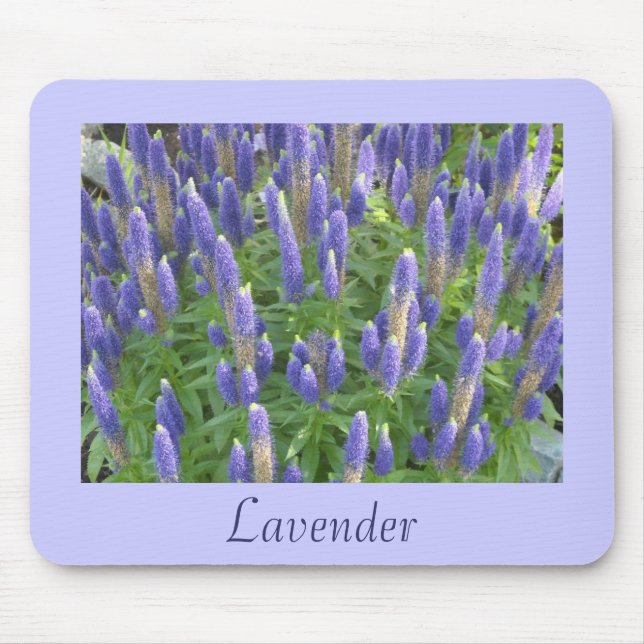 Lovely Lavender Mouse Pad (Front)