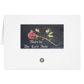 Lovely Lavenderfairy card (Back Horizontal)