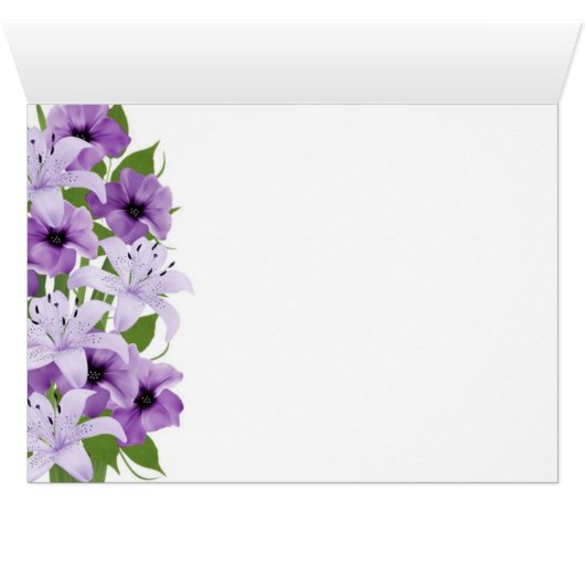 Lovely Lavenderfairy card (Inside Horizontal (Bottom))