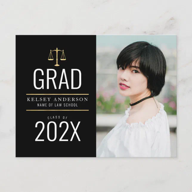 Lovely Law School Graduation Announcement Postcard Zazzle   Lovely Law School Graduation Announcement Postcard R472969f32ad644d9bf281d506800dc8e Ucbjp 644.webp