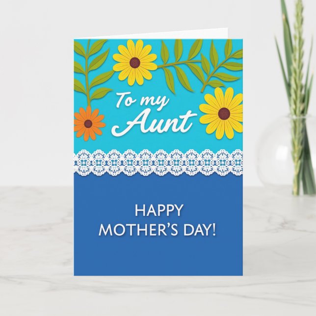 Lovely Leaf Mothers Day Card (Front)