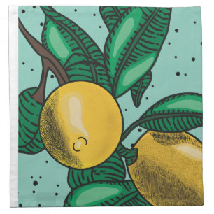 Lovely Lemons Cloth Napkin