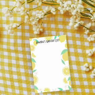 Lovely Lemons Grocery Shop List Meal Planning Post-it Notes
