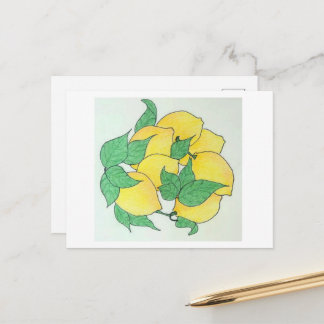 Lovely Lemons Postcard