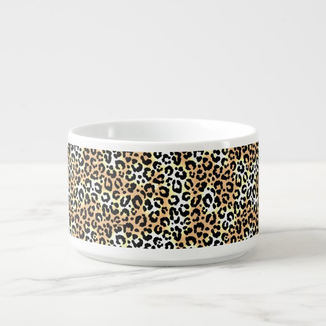 "Lovely Leopard"   Bowl (Center)
