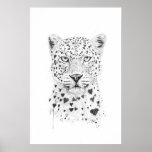 Lovely Leopard Poster at Zazzle