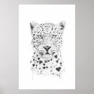 Lovely Leopard Poster at Zazzle