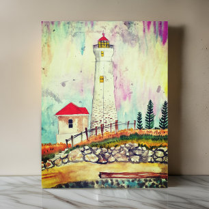 "Lovely Lighthouse"  Postcard