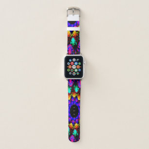 Lovely Lights Colorful Bright Blue Pink Yellow Apple Watch Band