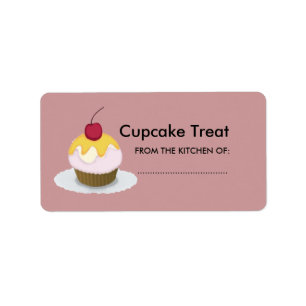 Lovely Lil Treat Sweet Cupcake Label