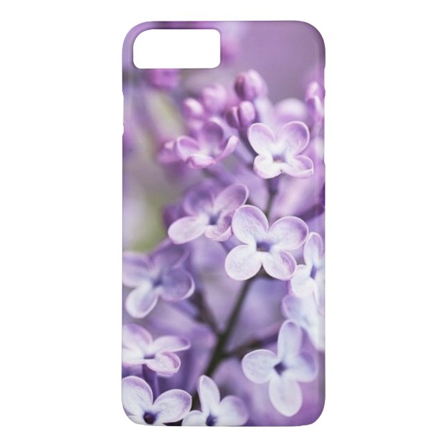 Lovely Lilac Design iPhone Case (Back)