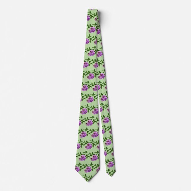 Lovely Lilacs Neck Tie (Front)