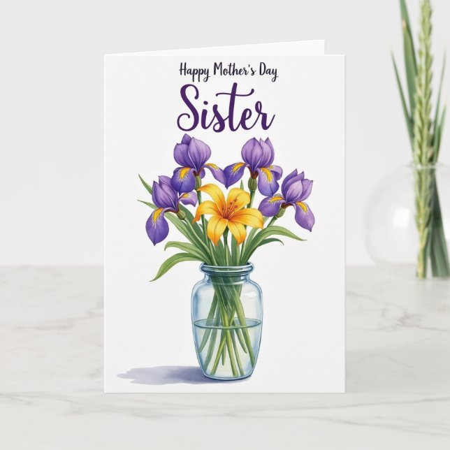 Lovely Lilies Mothers Day Card (Front)