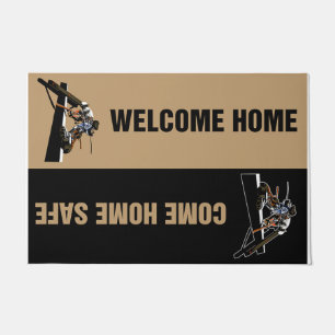 Lovely Lineman Present, Best Welcome Doormat
