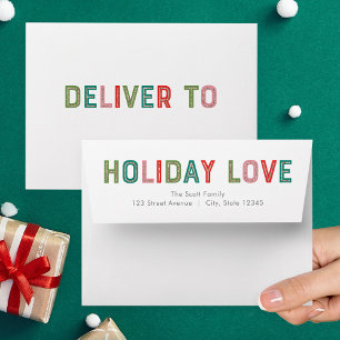 Lovely Lines Christmas Holiday Envelopes