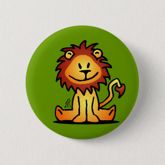 Lovely Lion Pinback Button