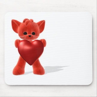lovely little fox mouse pad