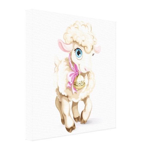 Lovely Little Lamb Canvas Art Canvas Print | Zazzle