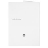 Lovely Little Red Riding Hood Card (Blank) (Back)