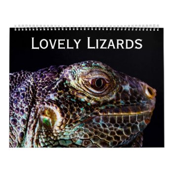 Lovely Lizards Calendar by RiverJude at Zazzle