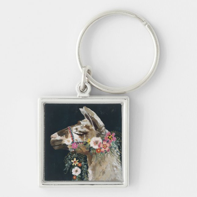 Lovely Llama Keychain (Front)