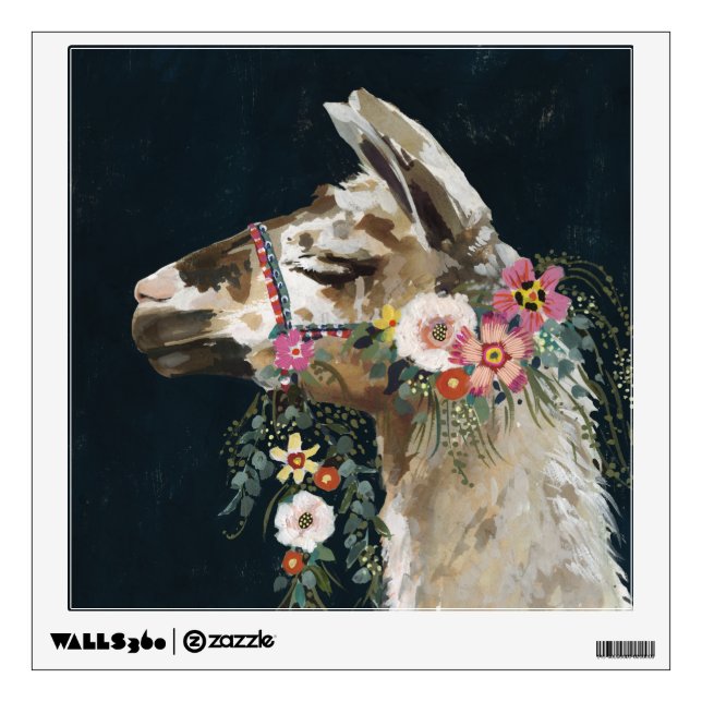 Lovely Llama Wall Decal (Front)