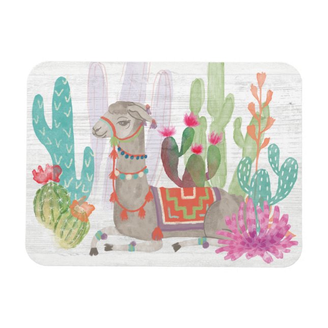 Lovely Llamas I Magnet (Horizontal)