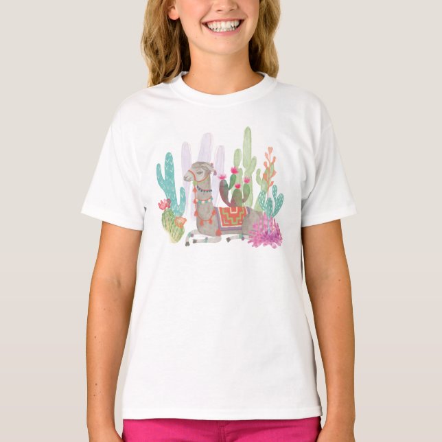 Lovely Llamas I T-Shirt (Front)