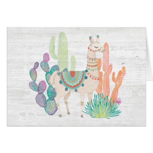 Lovely Llamas II Cards (Front Horizontal)
