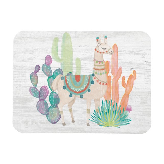 Lovely Llamas II Magnet (Horizontal)