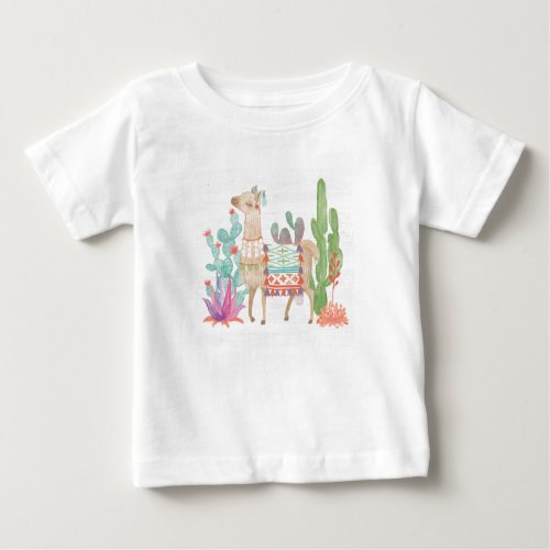 Lovely Llamas IV Baby T_Shirt