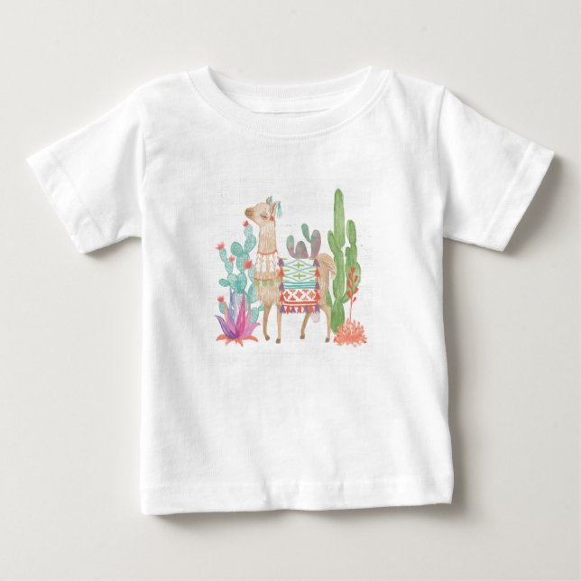 Lovely Llamas IV Baby T-Shirt (Front)