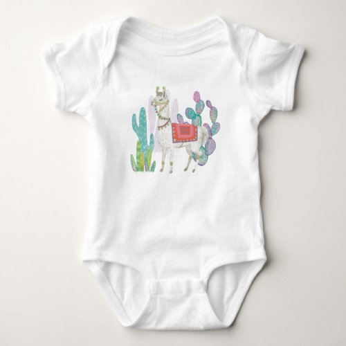 Lovely Llamas V Baby Bodysuit