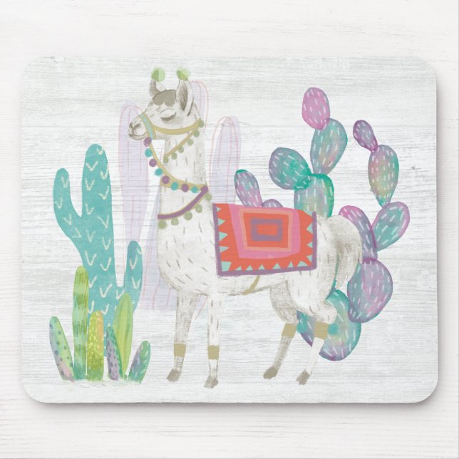 Lovely Llamas V Mouse Pad (Front)