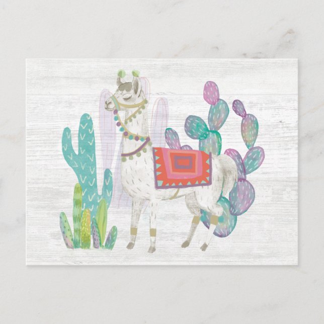 Lovely Llamas V Postcard (Front)