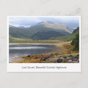 Lovely Loch Sunart, Scotland Postcard