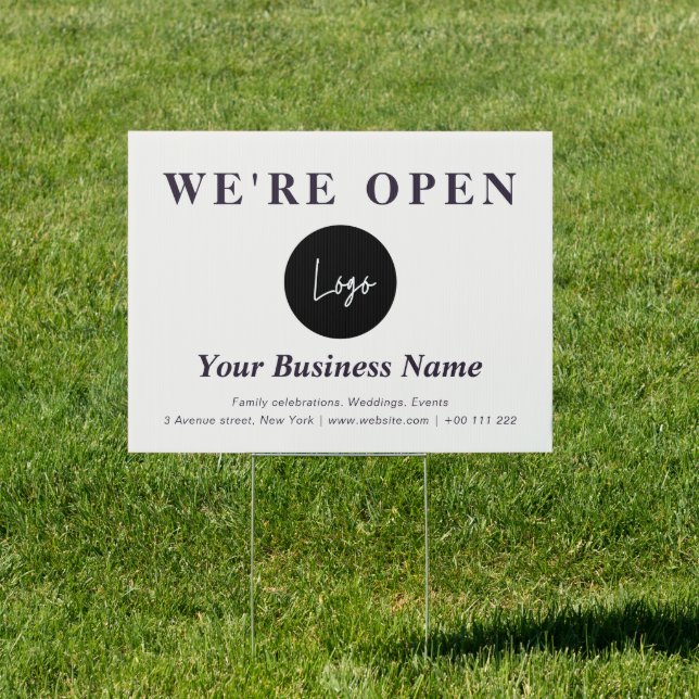 lovely logo business banner sign (Insitu)