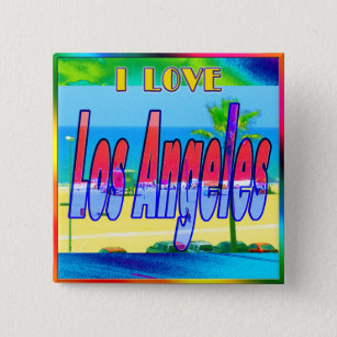 "Lovely Los Angeles 2" Button